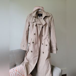 London Fog Double Breasted Trench Coat Size XXS